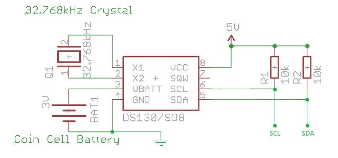 DS1307 Circuit